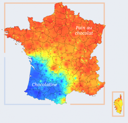 Carte pain au chocolat chocolatine